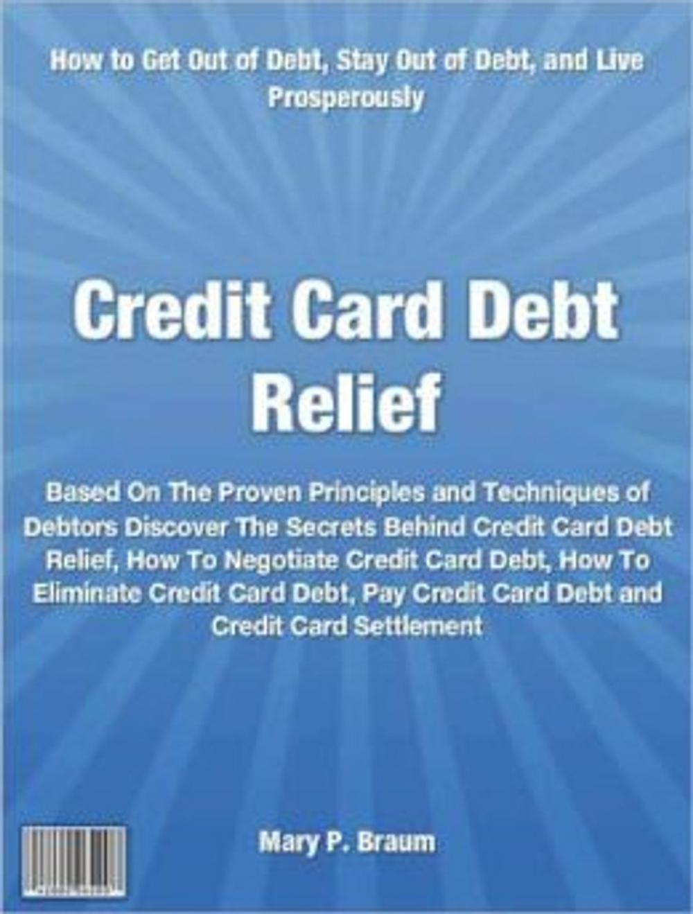 Big bigCover of Credit Card Debt Relief