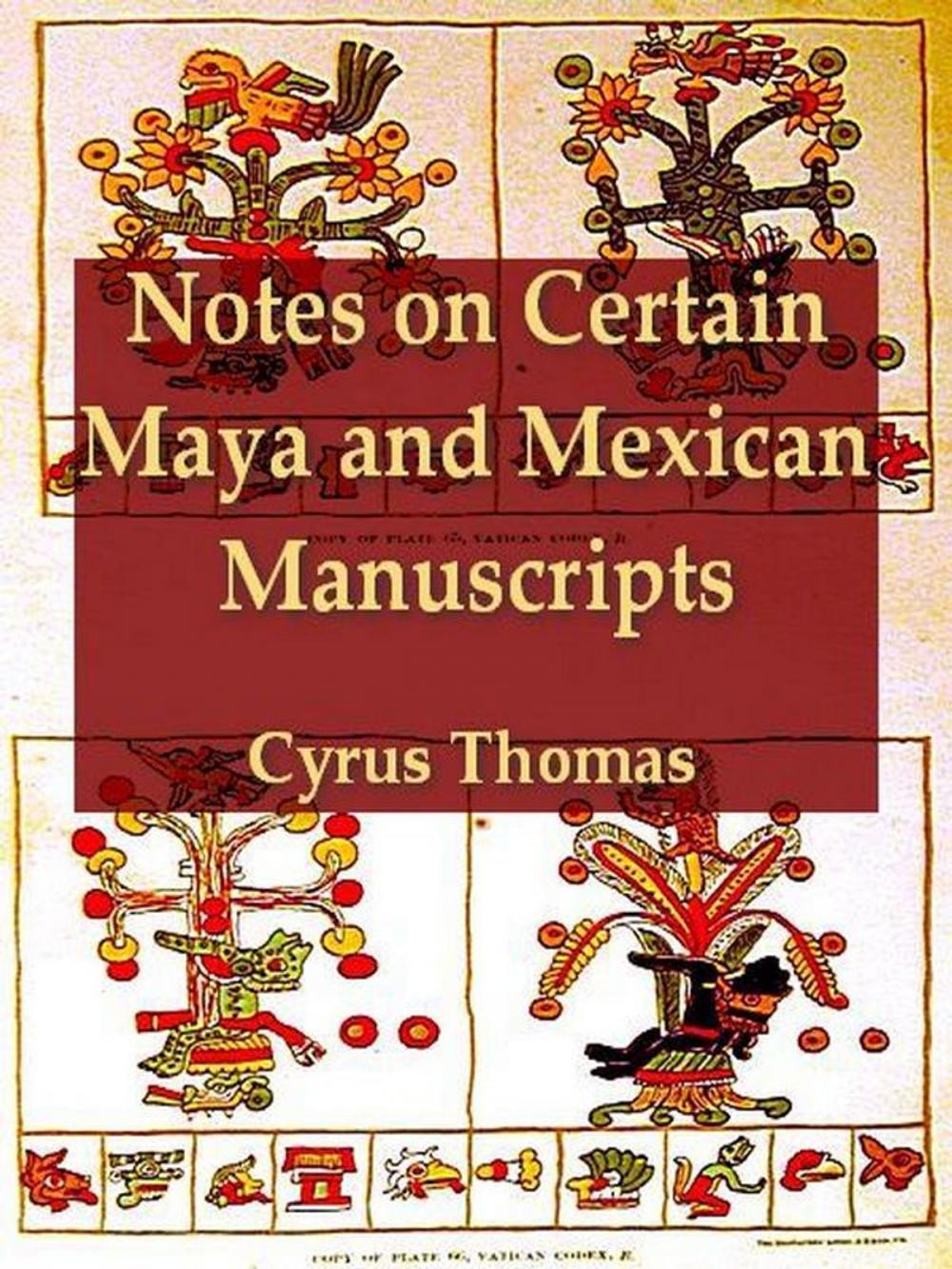 Big bigCover of Notes on Certain Maya and Mexican Manuscripts