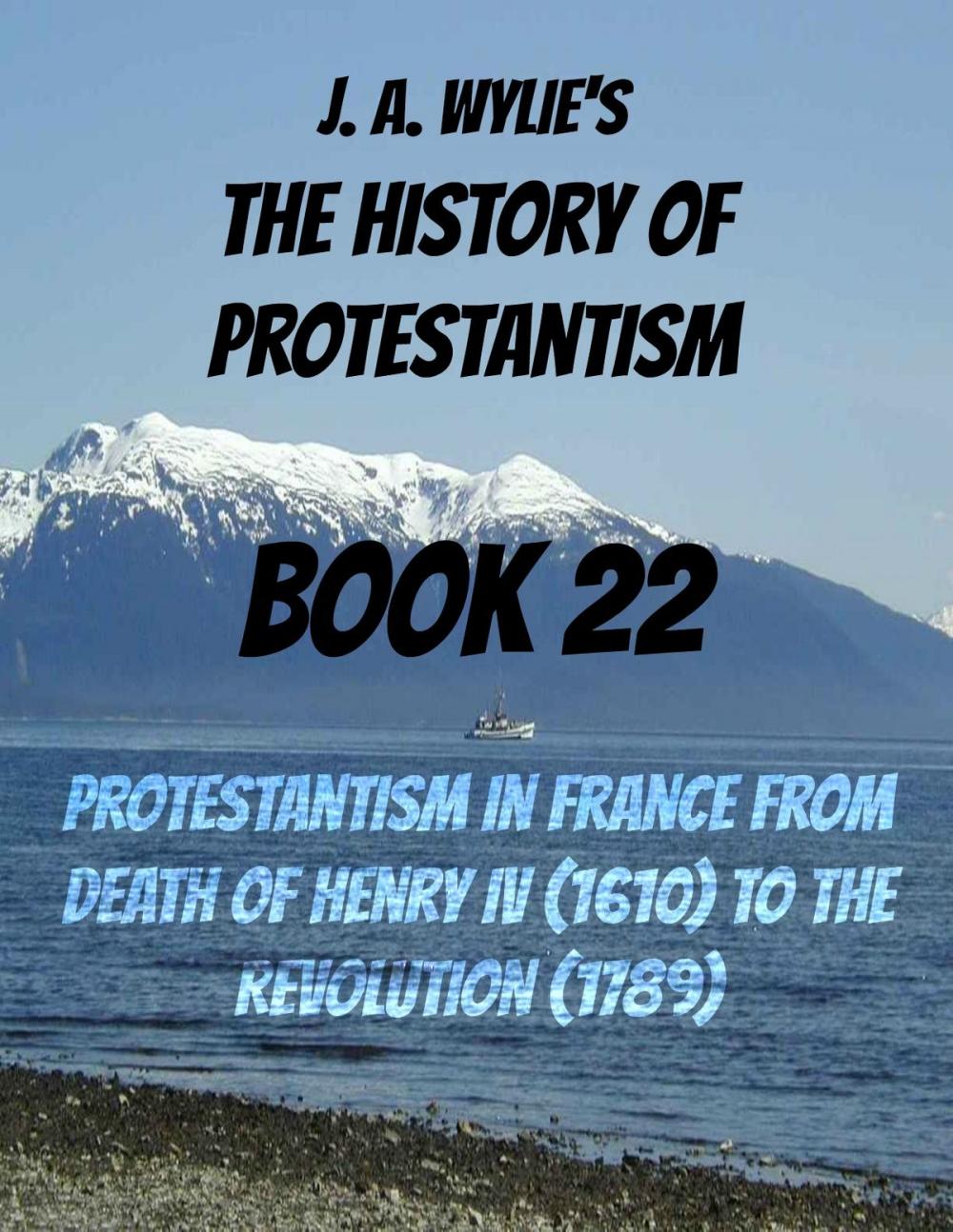 Big bigCover of Protestantism in France From Death of Henry IV (1610) to the Revolution (1789): Book 22