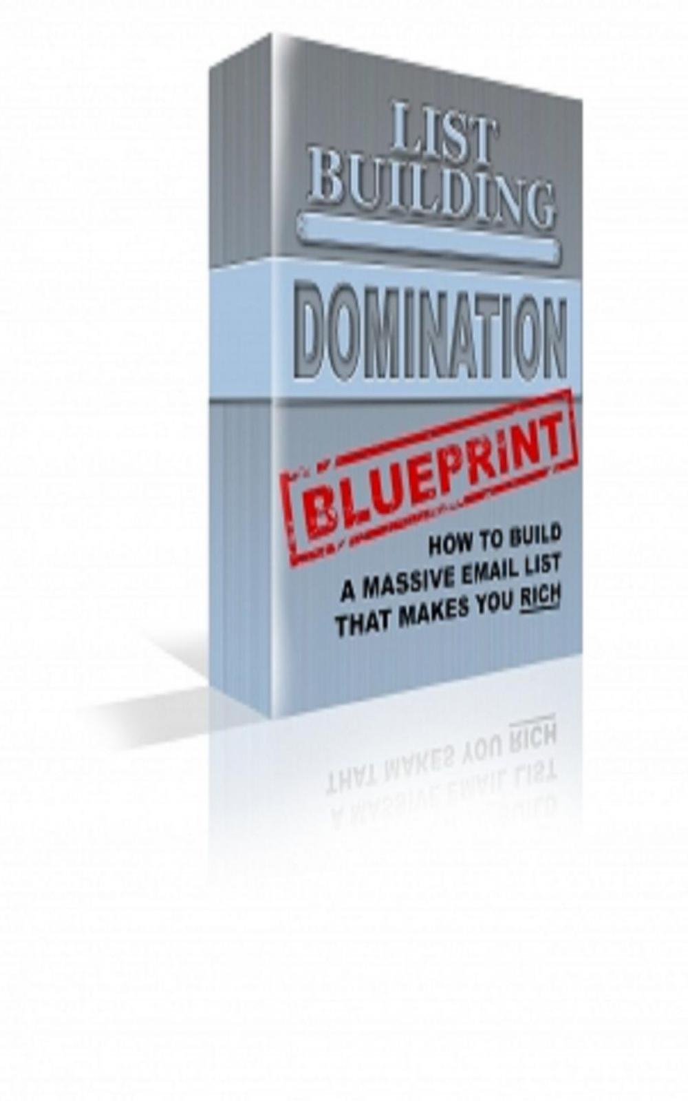 Big bigCover of List Building Domination Blueprint