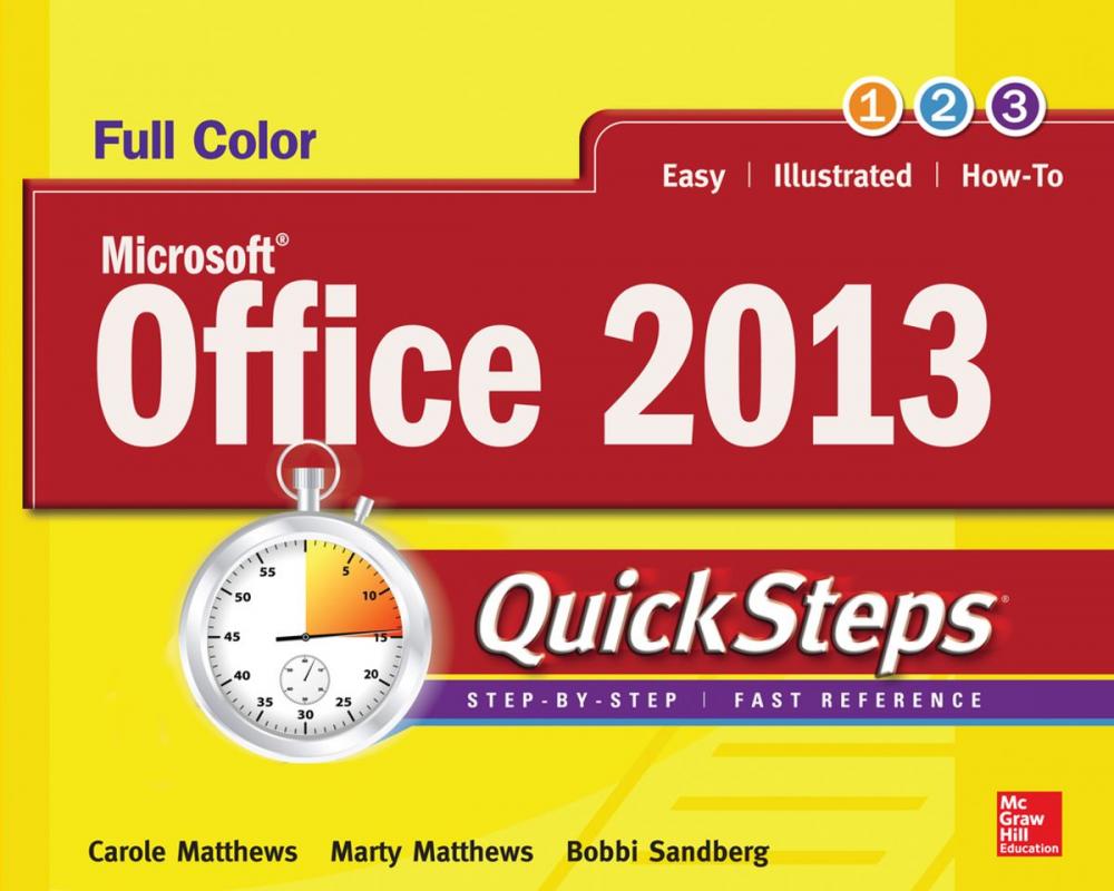 Big bigCover of Microsoft® Office 2013 QuickSteps