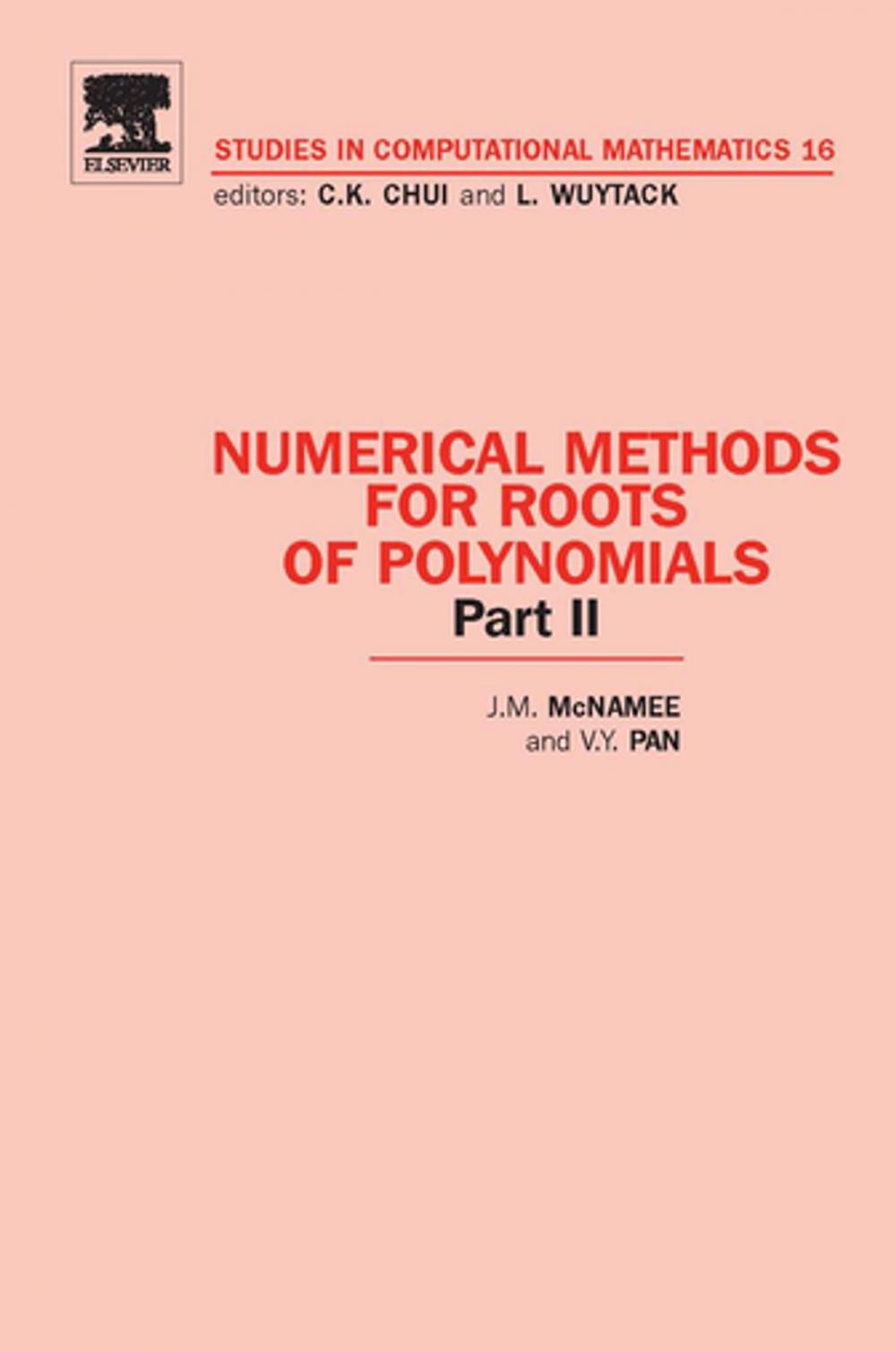 Big bigCover of Numerical Methods for Roots of Polynomials - Part II