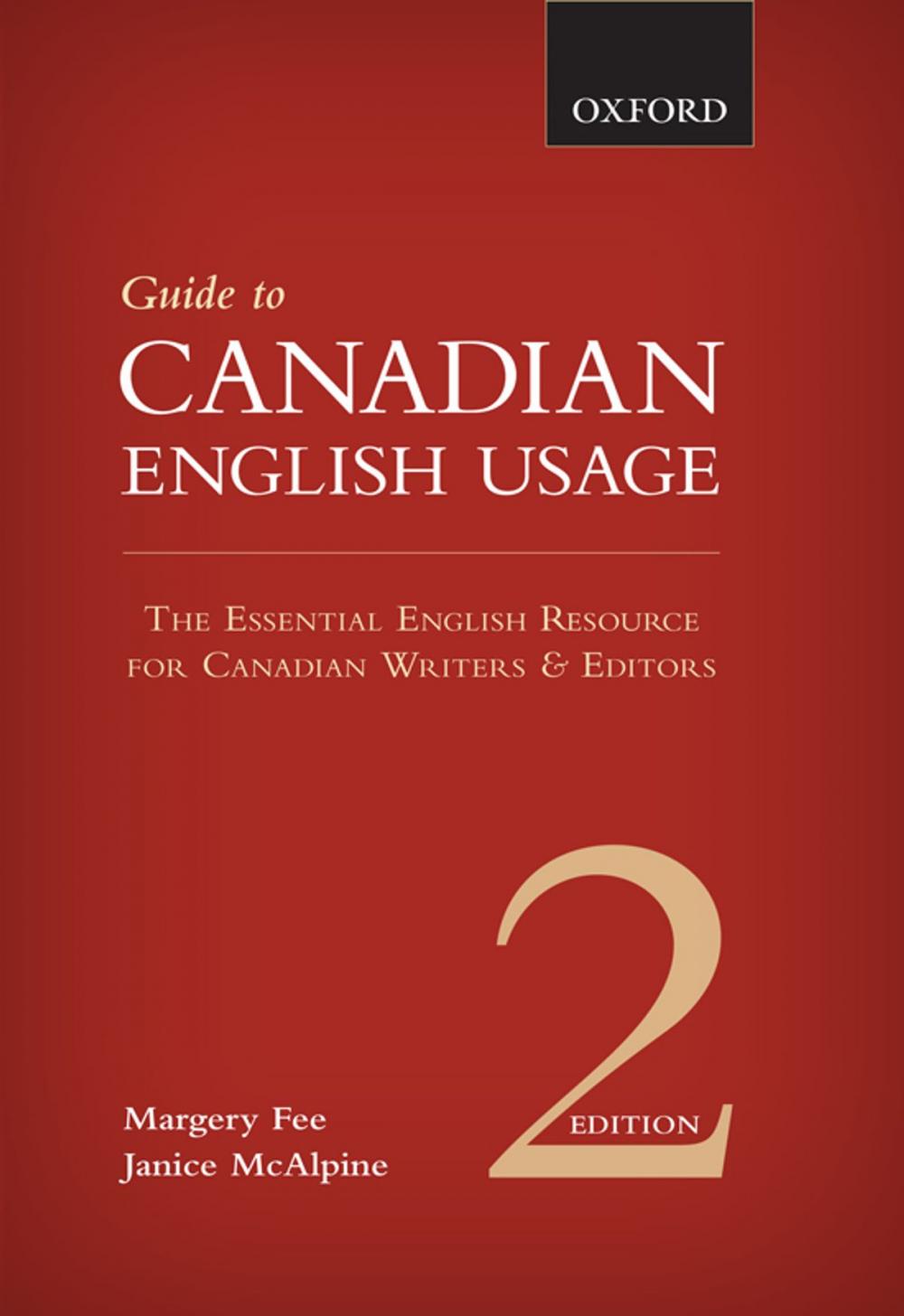 Big bigCover of A Guide to Canadian English Usage