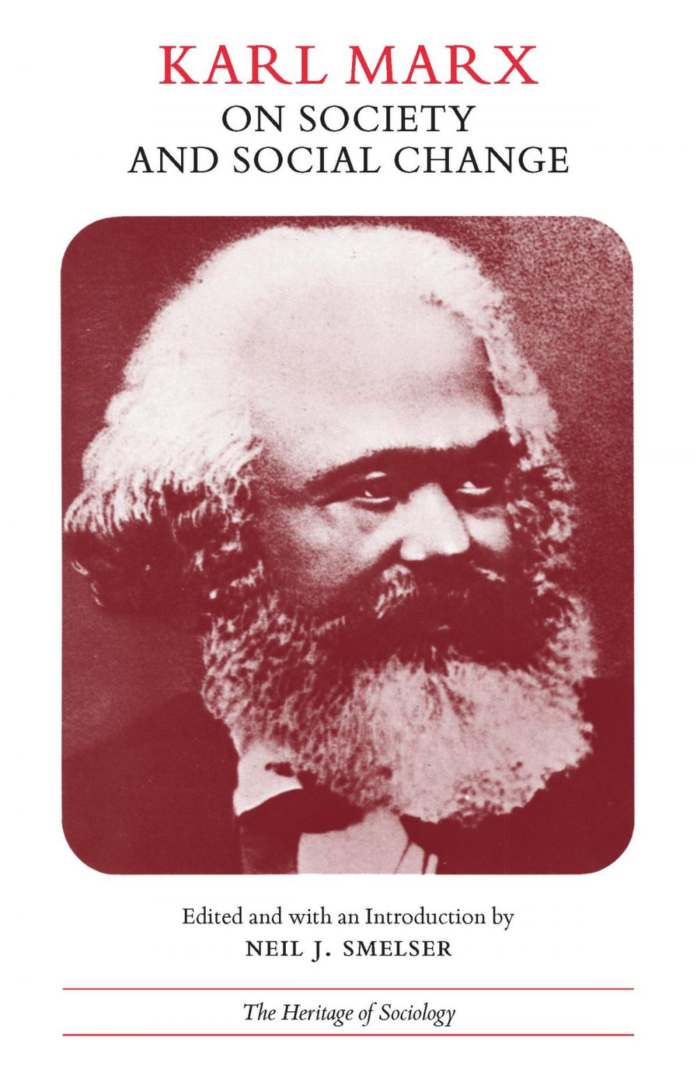 Big bigCover of Karl Marx on Society and Social Change