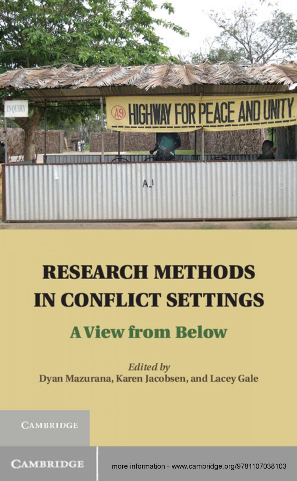 Big bigCover of Research Methods in Conflict Settings