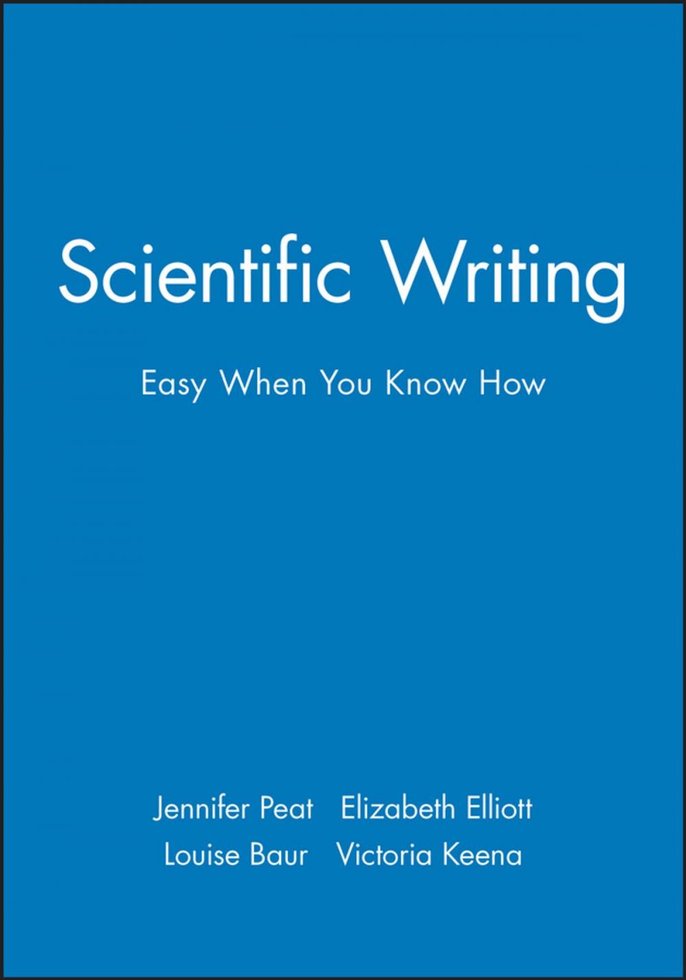 Big bigCover of Scientific Writing