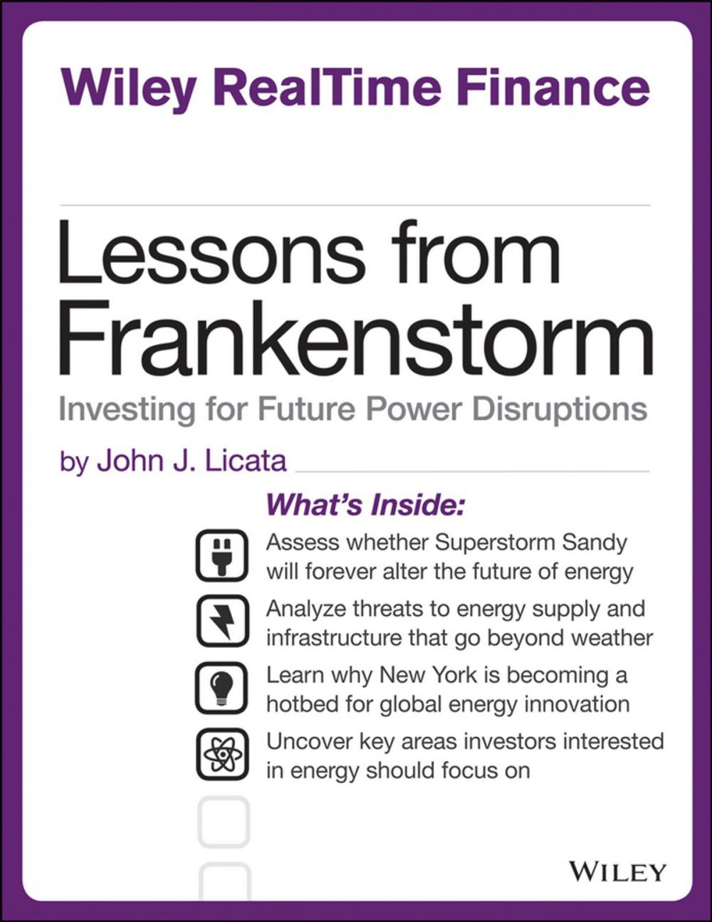 Big bigCover of Lessons from Frankenstorm