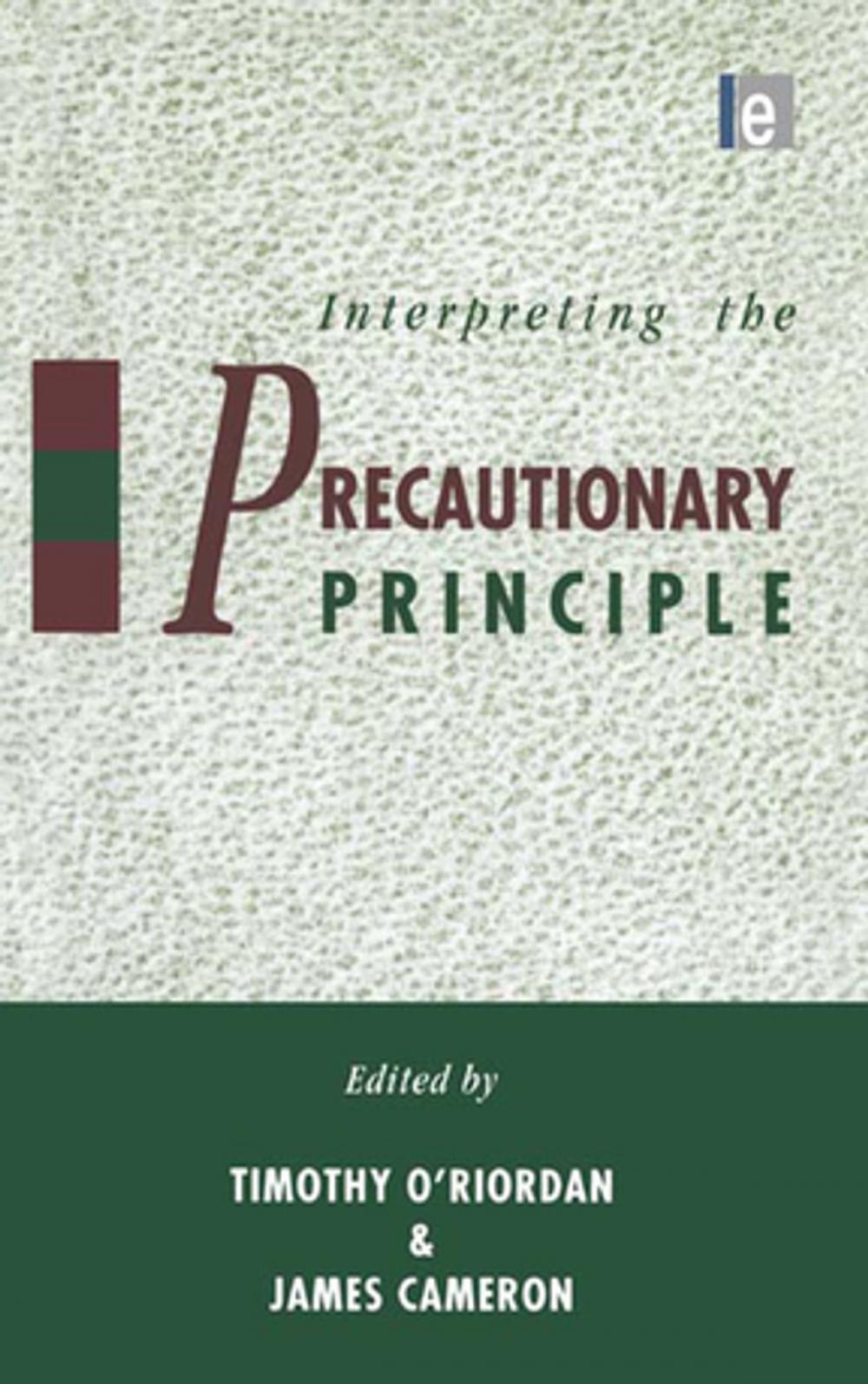 Big bigCover of Interpreting the Precautionary Principle