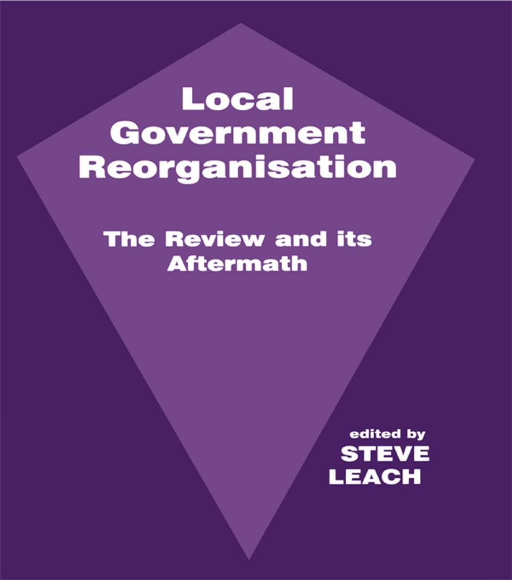 Big bigCover of Local Government Reorganisation