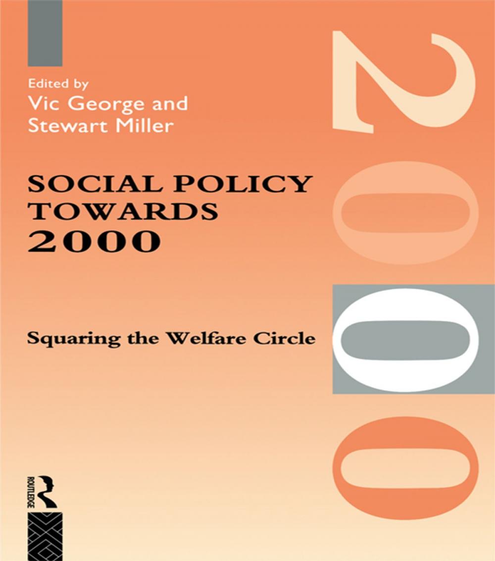 Big bigCover of Social Policy Towards 2000