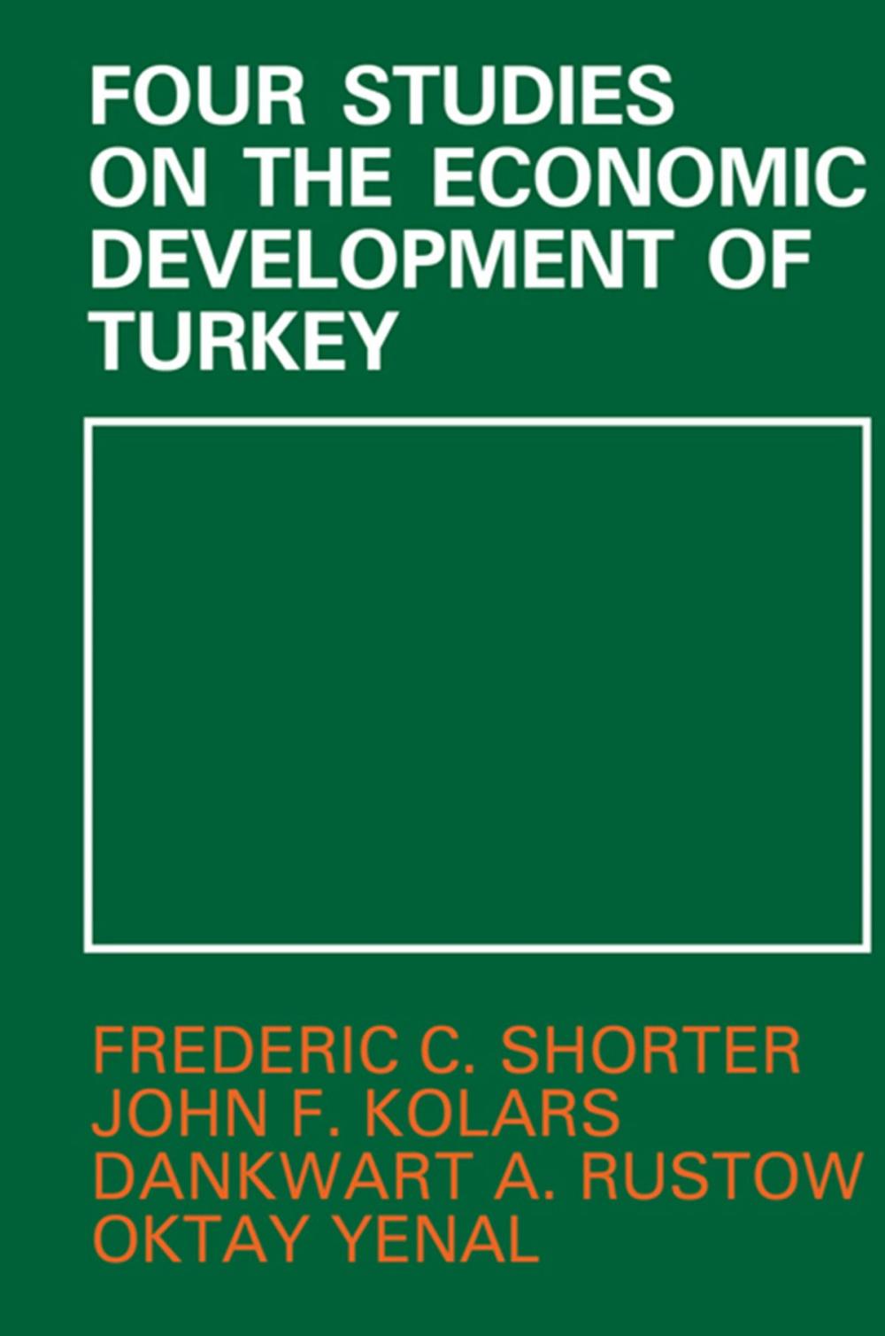 Big bigCover of Four Studies on the Economic Development of Turkey