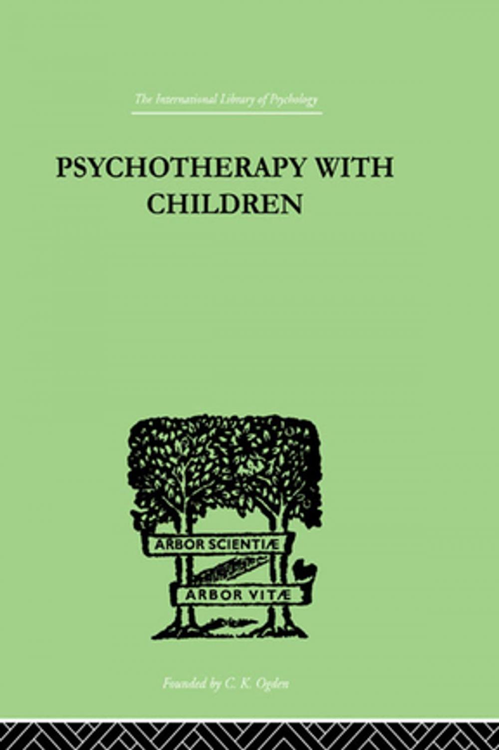 Big bigCover of Psychotherapy with Children