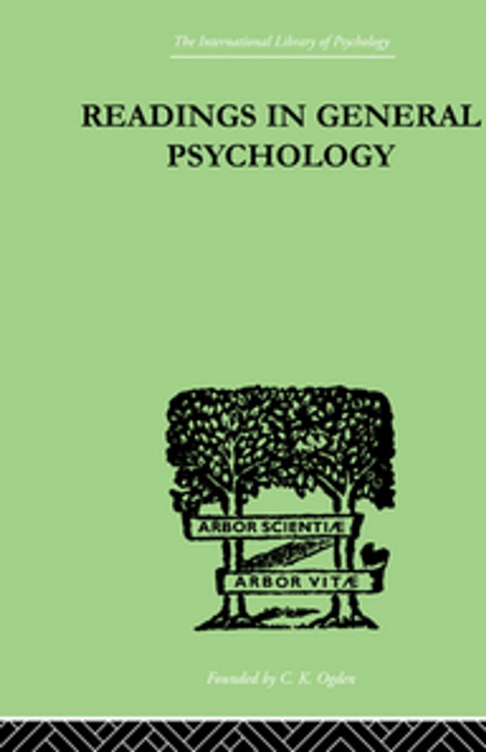 Big bigCover of Readings In General Psychology