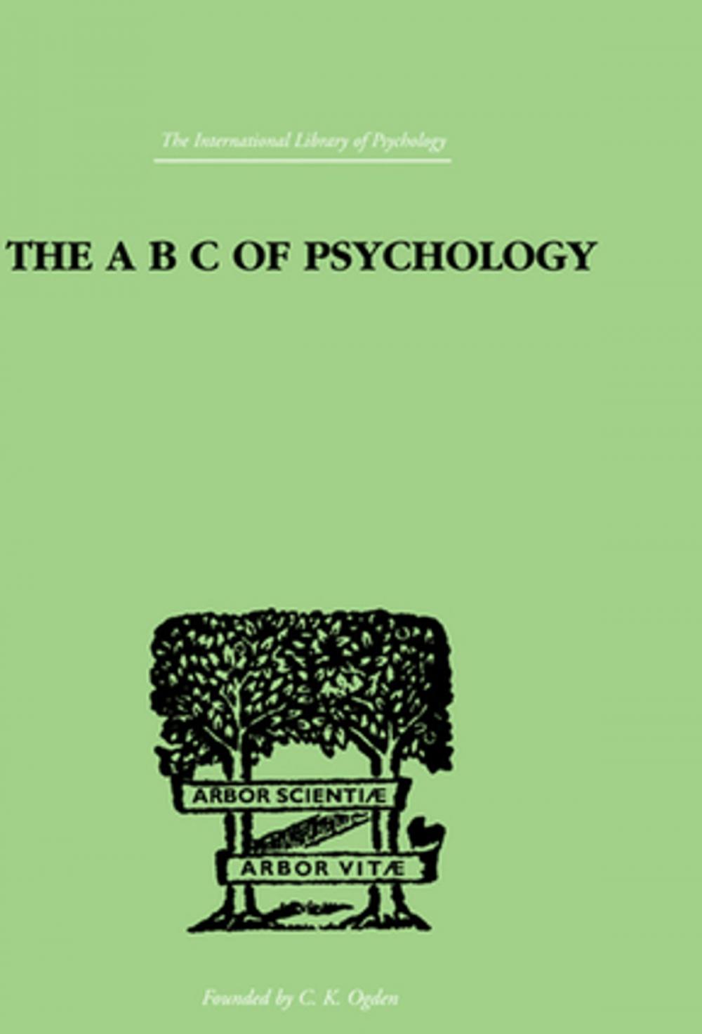 Big bigCover of The A B C Of Psychology