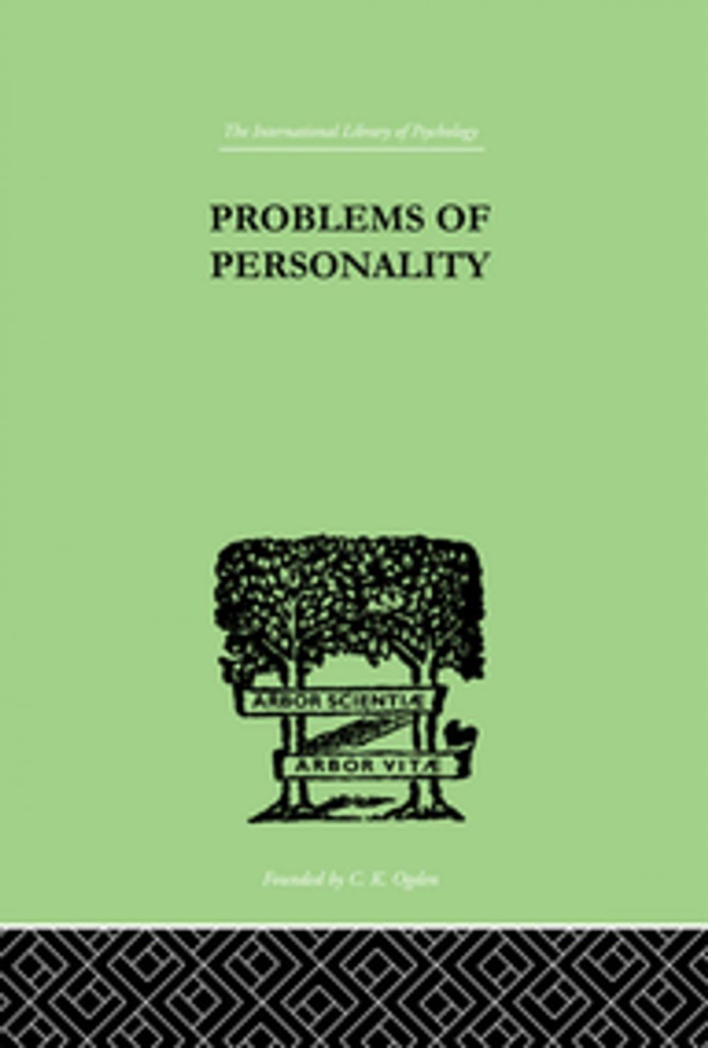 Big bigCover of Problems of Personality