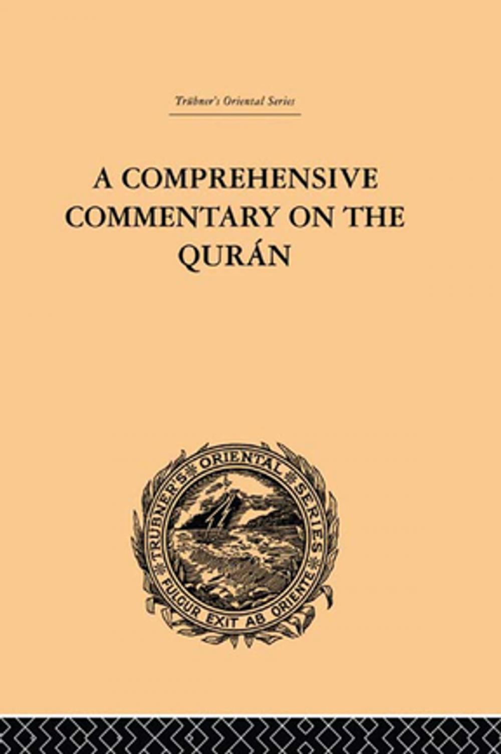 Big bigCover of A Comprehensive Commentary on the Quran