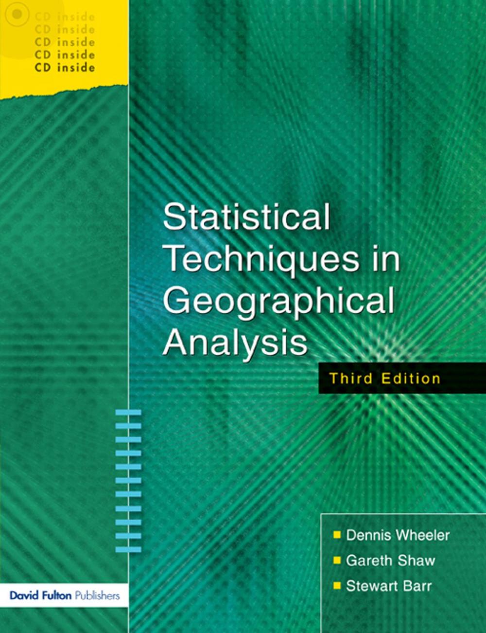 Big bigCover of Statistical Techniques in Geographical Analysis