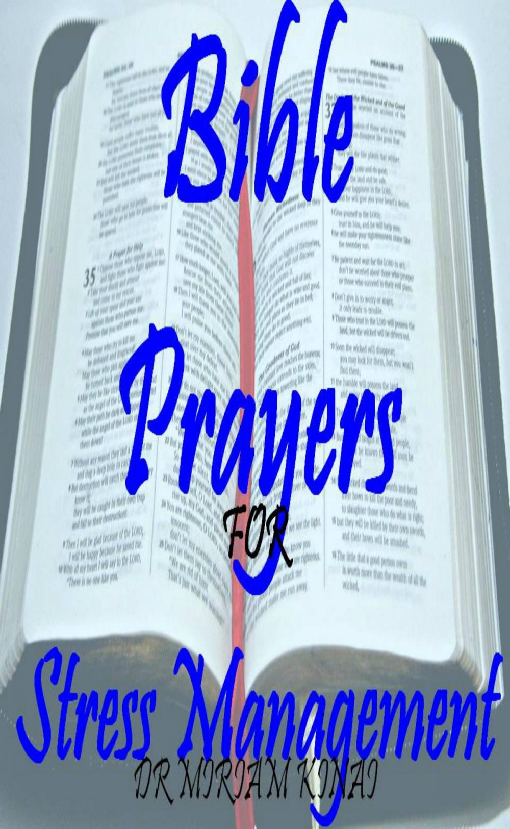 Big bigCover of Bible Prayers for Stress Management