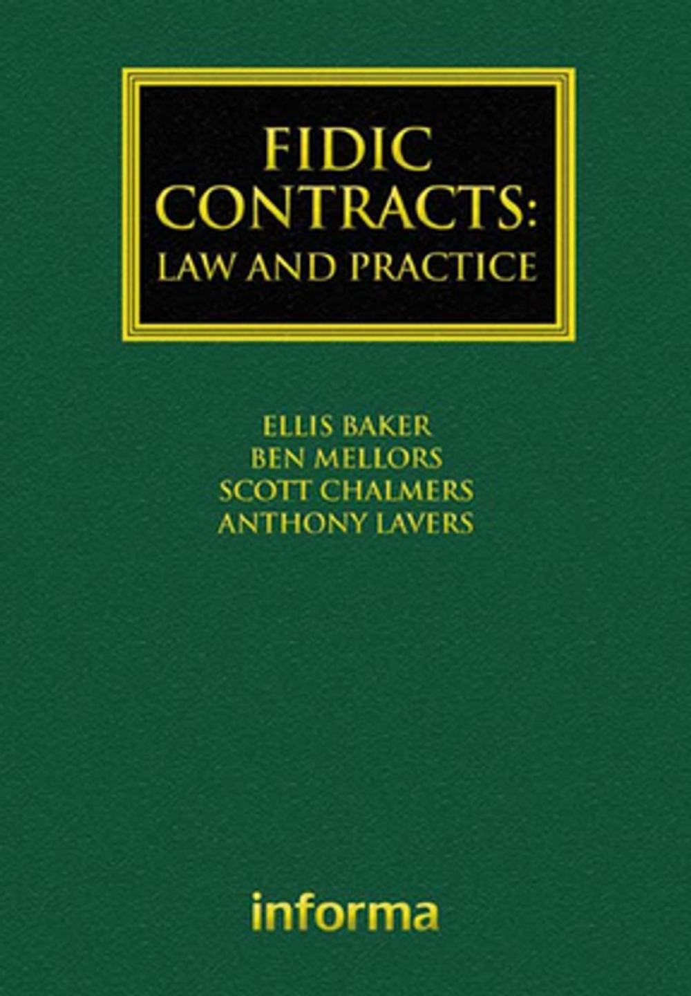 Big bigCover of FIDIC Contracts: Law and Practice