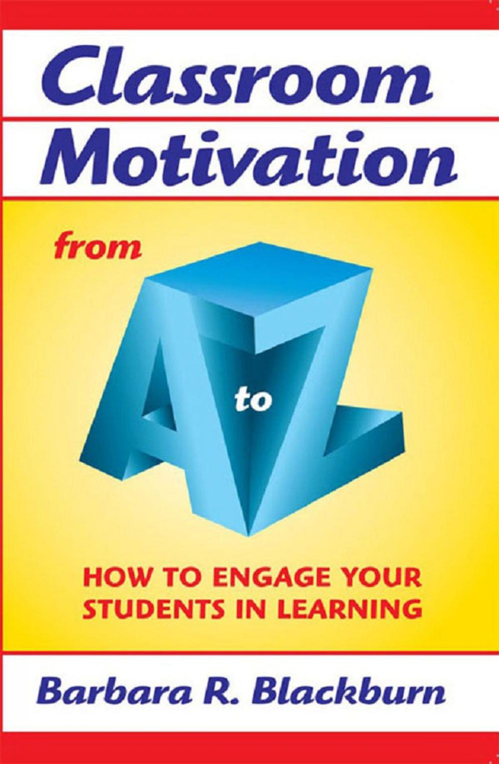 Big bigCover of Classroom Motivation from A to Z