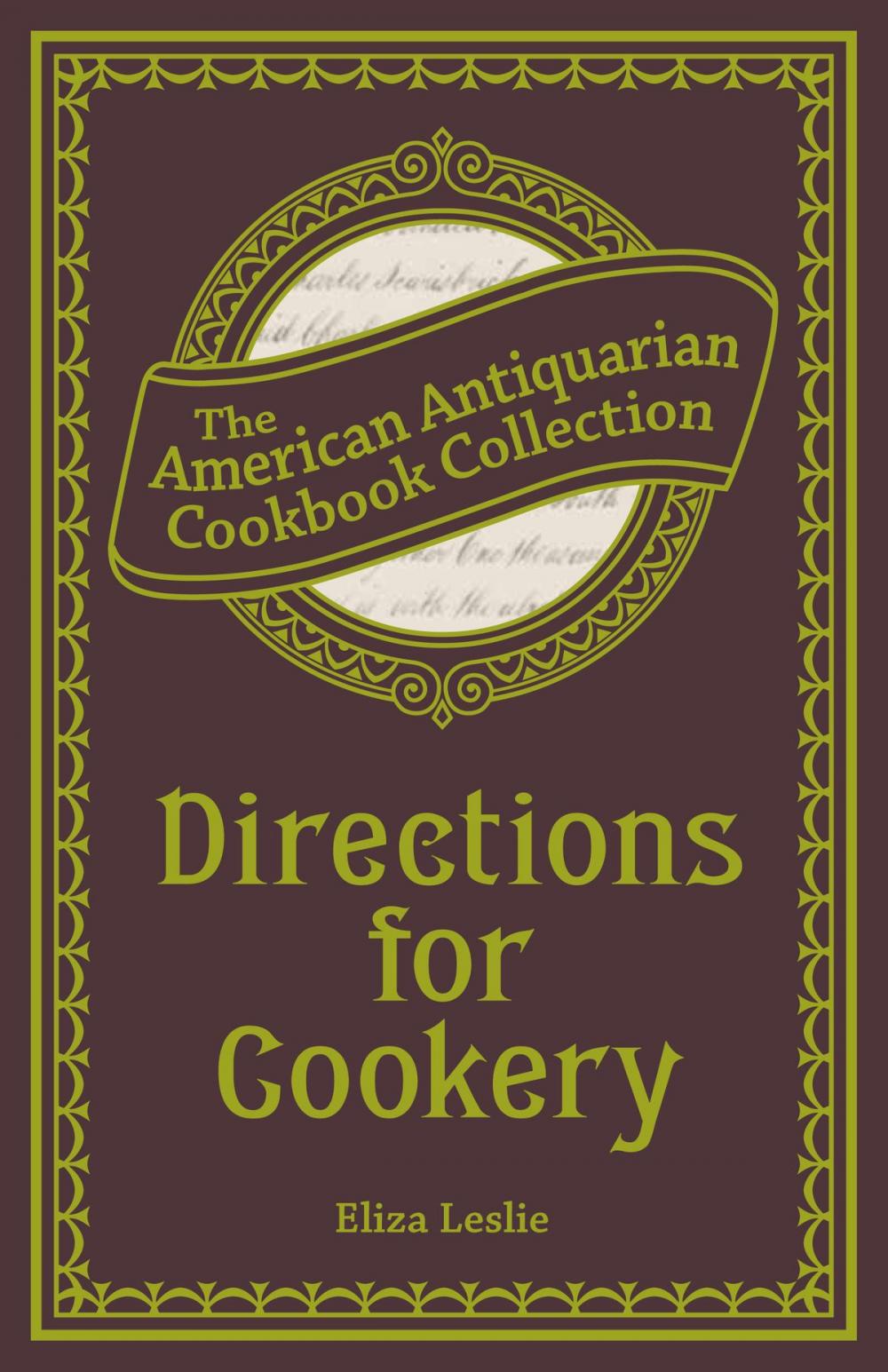 Big bigCover of Directions for Cookery