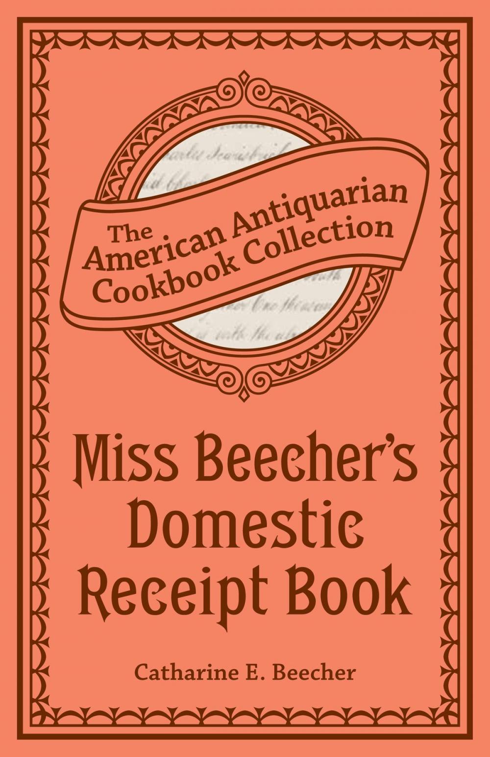 Big bigCover of Miss Beecher's Domestic Receipt Book