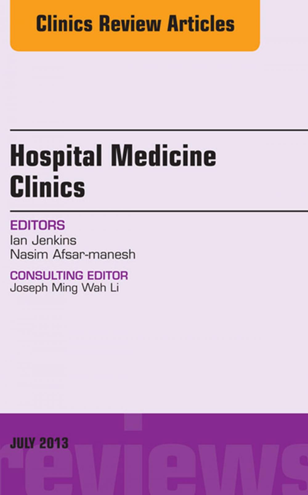 Big bigCover of Volume 2, Issue 3, An issue of Hospital Medicine Clinics, E-Book