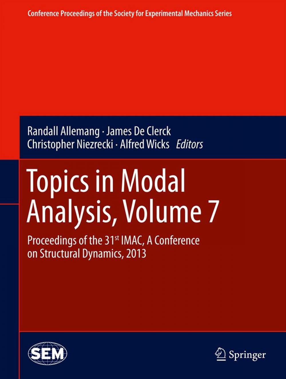 Big bigCover of Topics in Modal Analysis, Volume 7