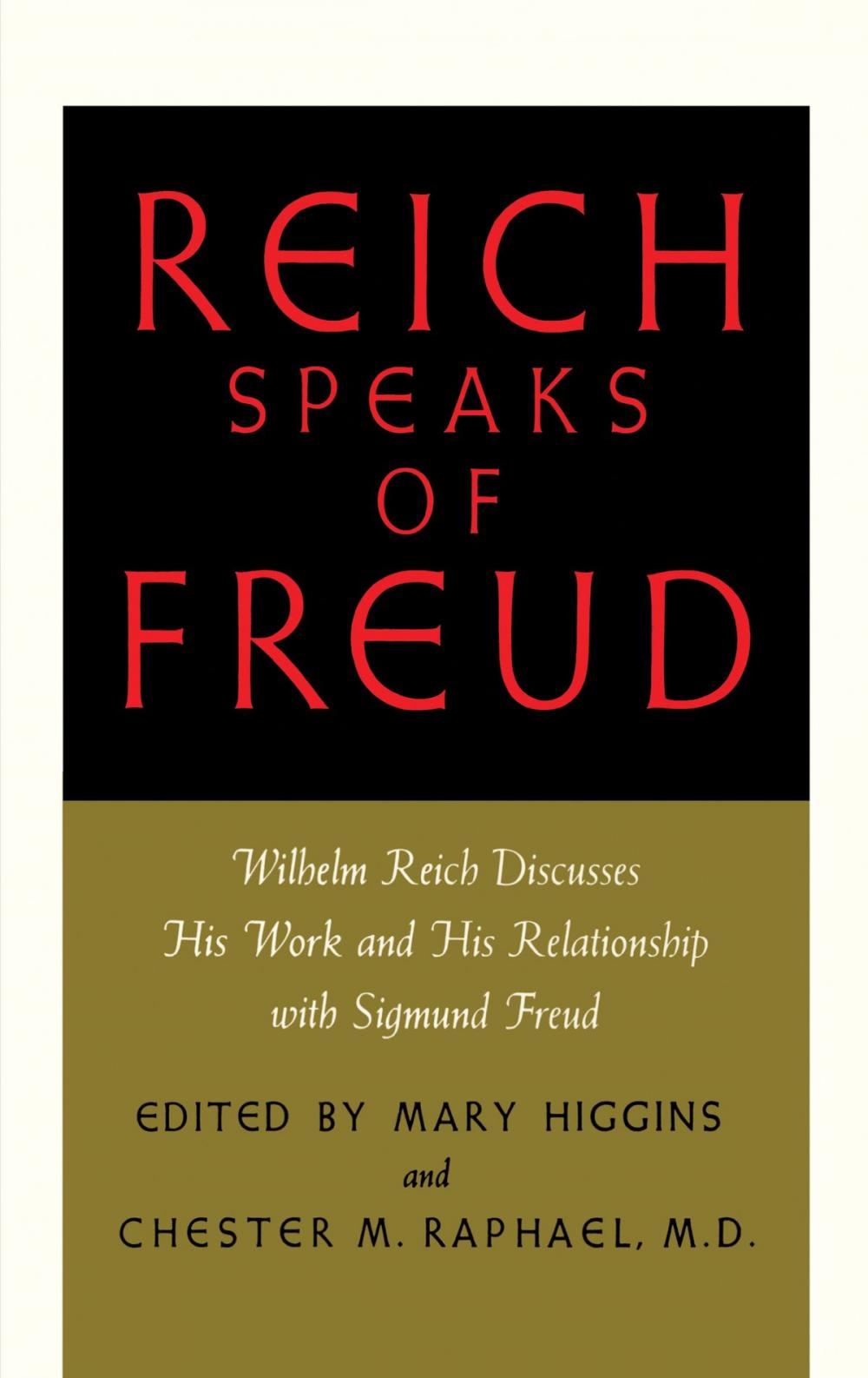 Big bigCover of Reich Speaks of Freud