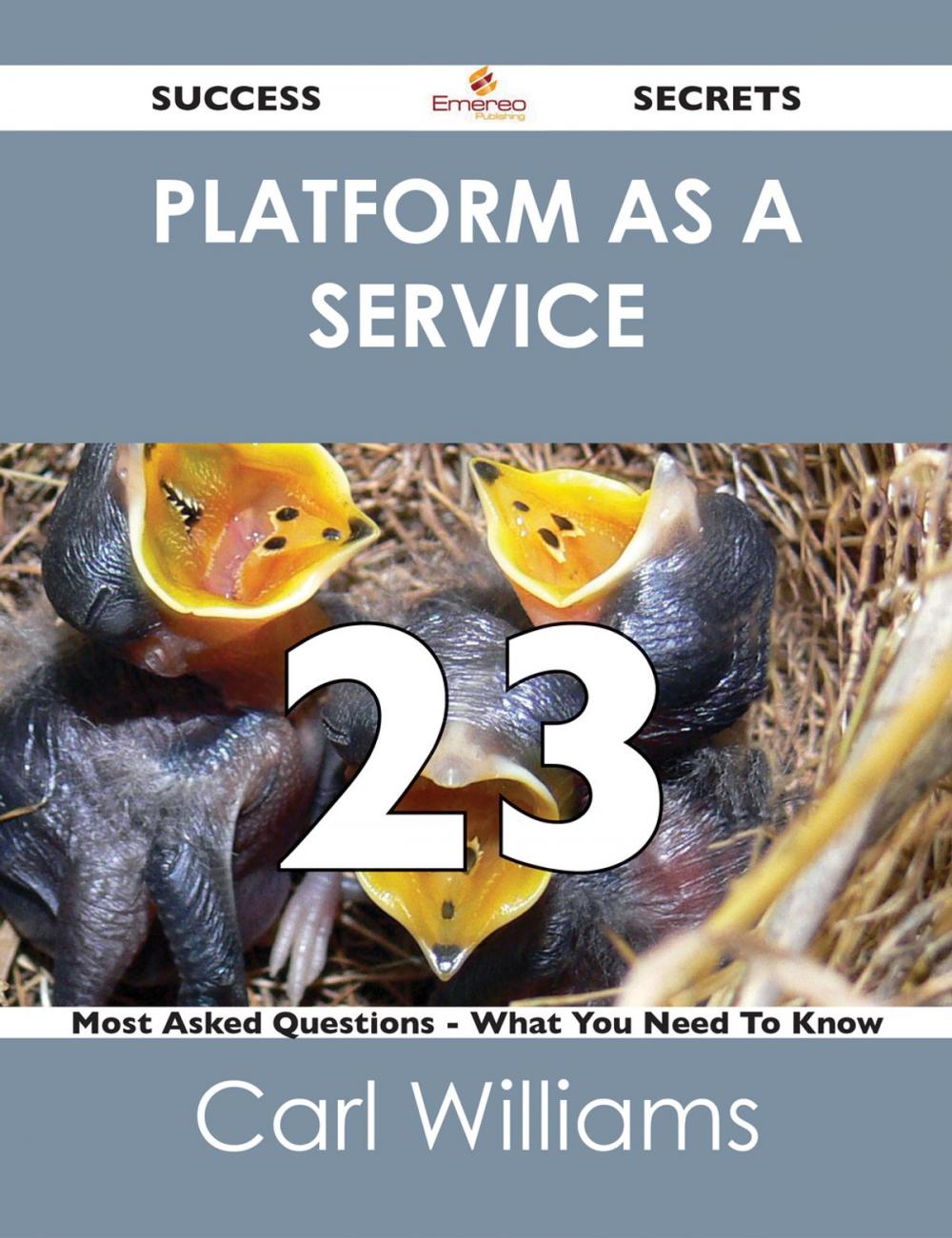 Big bigCover of Platform as a Service 23 Success Secrets - 23 Most Asked Questions On Platform as a Service - What You Need To Know