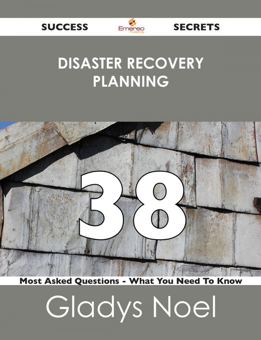 Big bigCover of disaster recovery planning 38 Success Secrets - 38 Most Asked Questions On disaster recovery planning - What You Need To Know