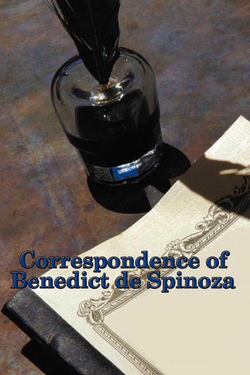 Big bigCover of Correspondence of Benedict de Spinoza