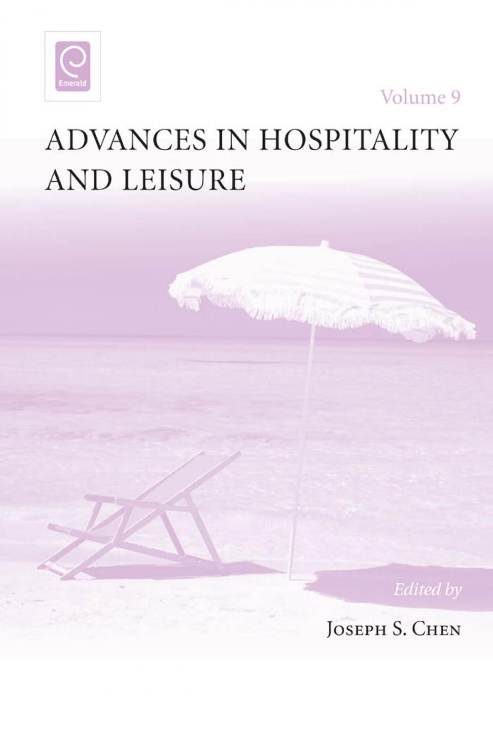 Big bigCover of Advances in Hospitality and Leisure