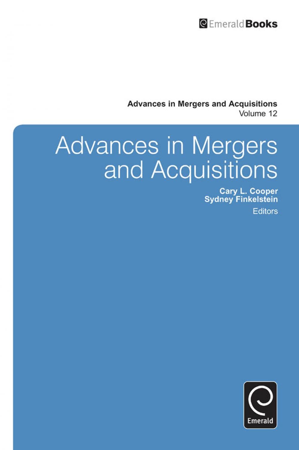 Big bigCover of Advances in Mergers and Acquisitions