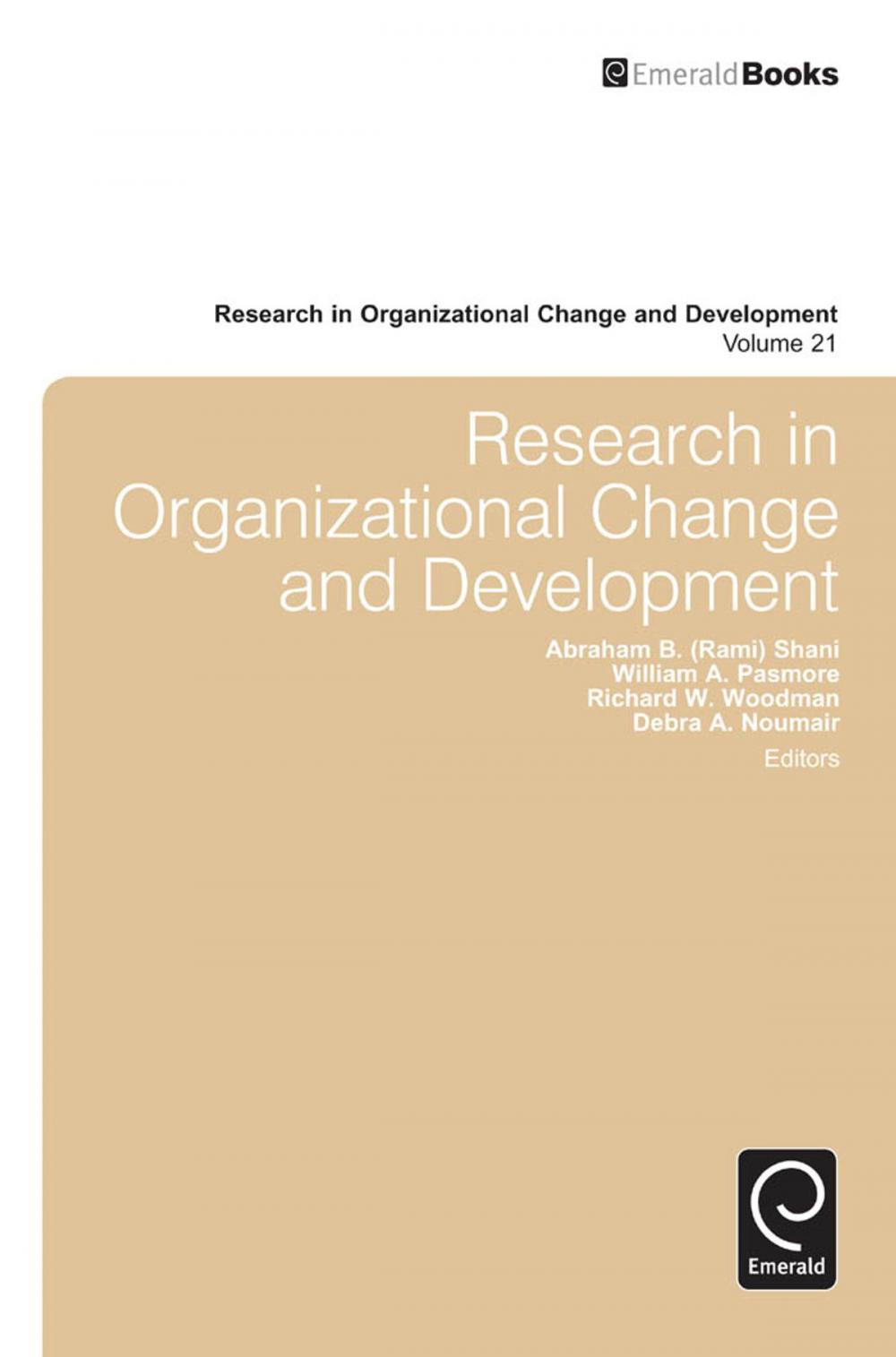 Big bigCover of Research in Organizational Change and Development