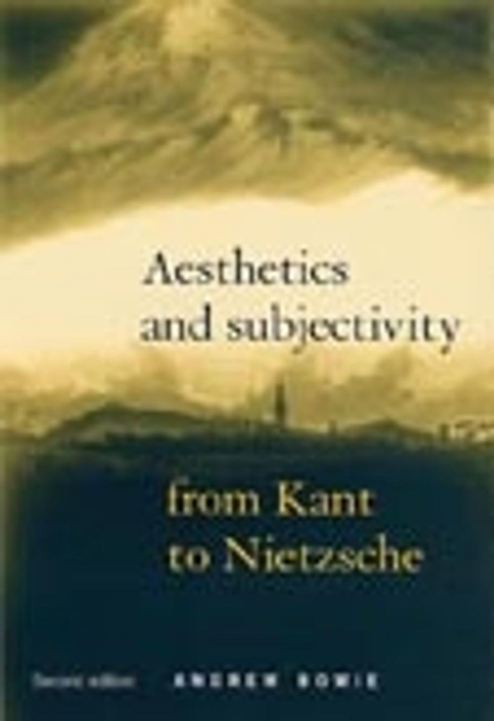 Big bigCover of Aesthetics and subjectivity