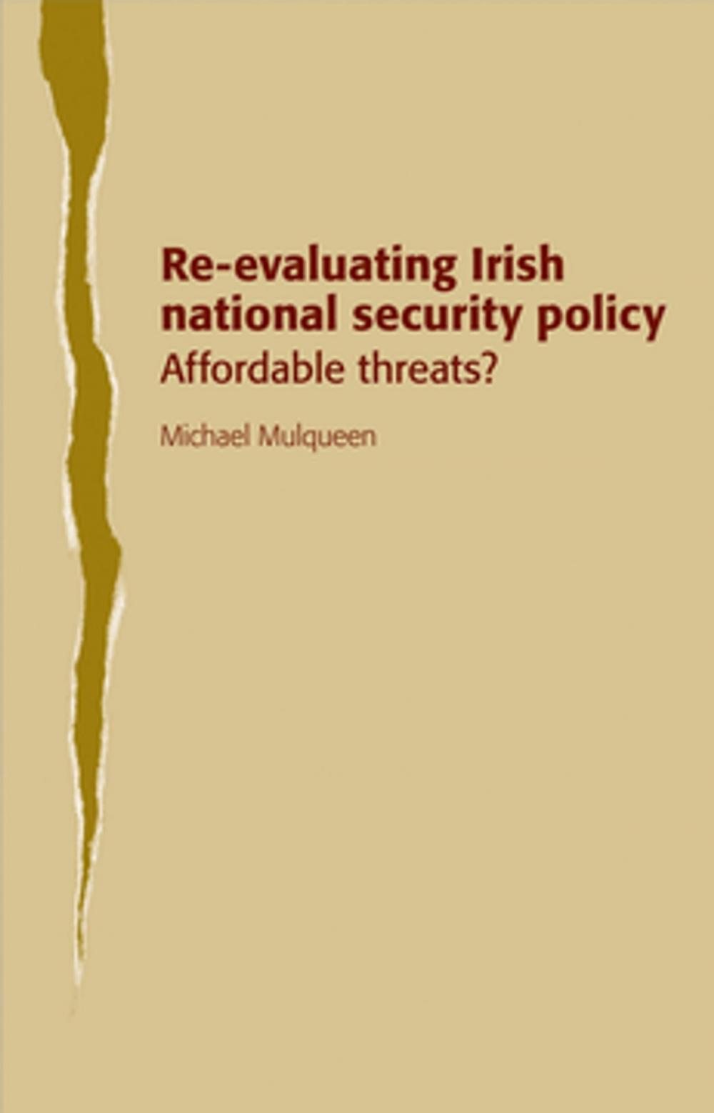 Big bigCover of Re-evaluating Irish national security policy