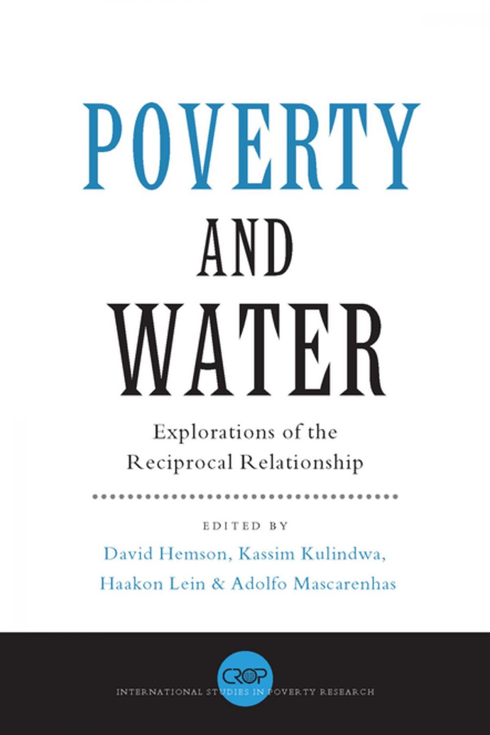 Big bigCover of Poverty and Water