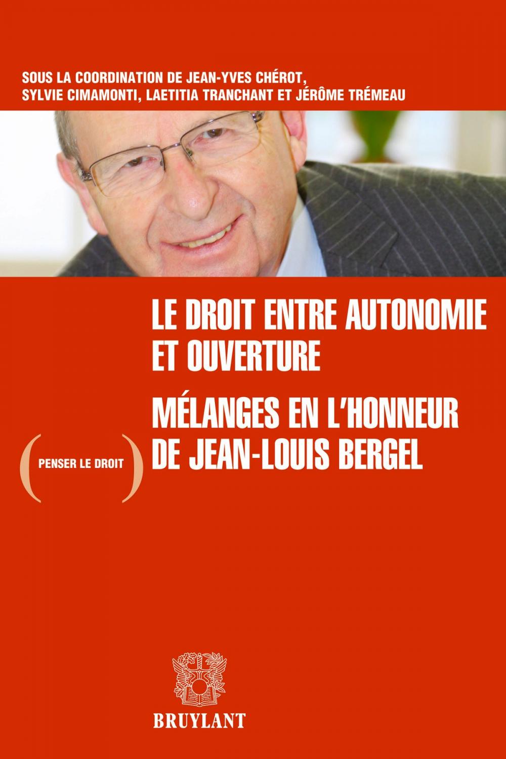 Big bigCover of Le droit entre autonomie et ouverture