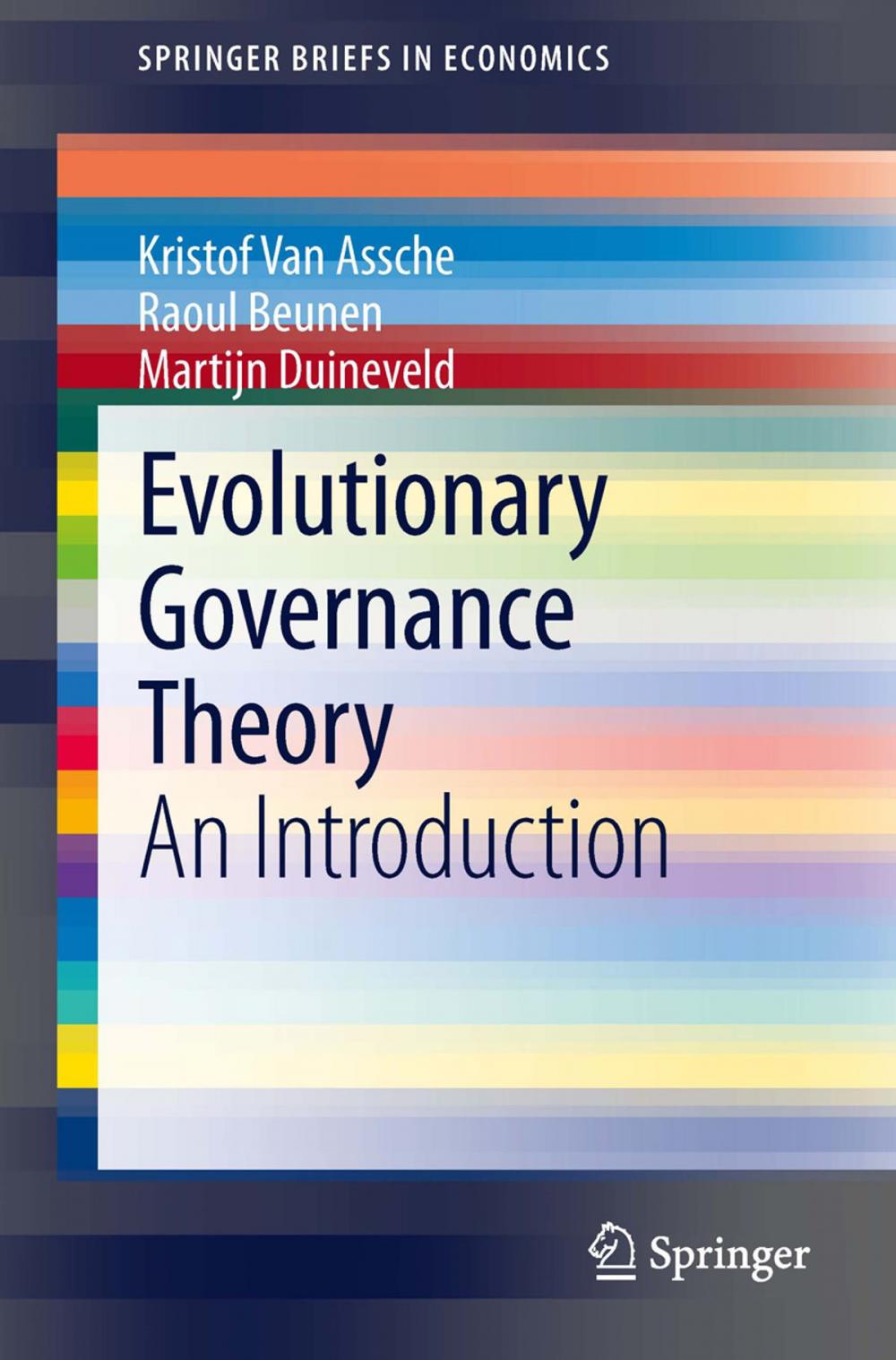 Big bigCover of Evolutionary Governance Theory