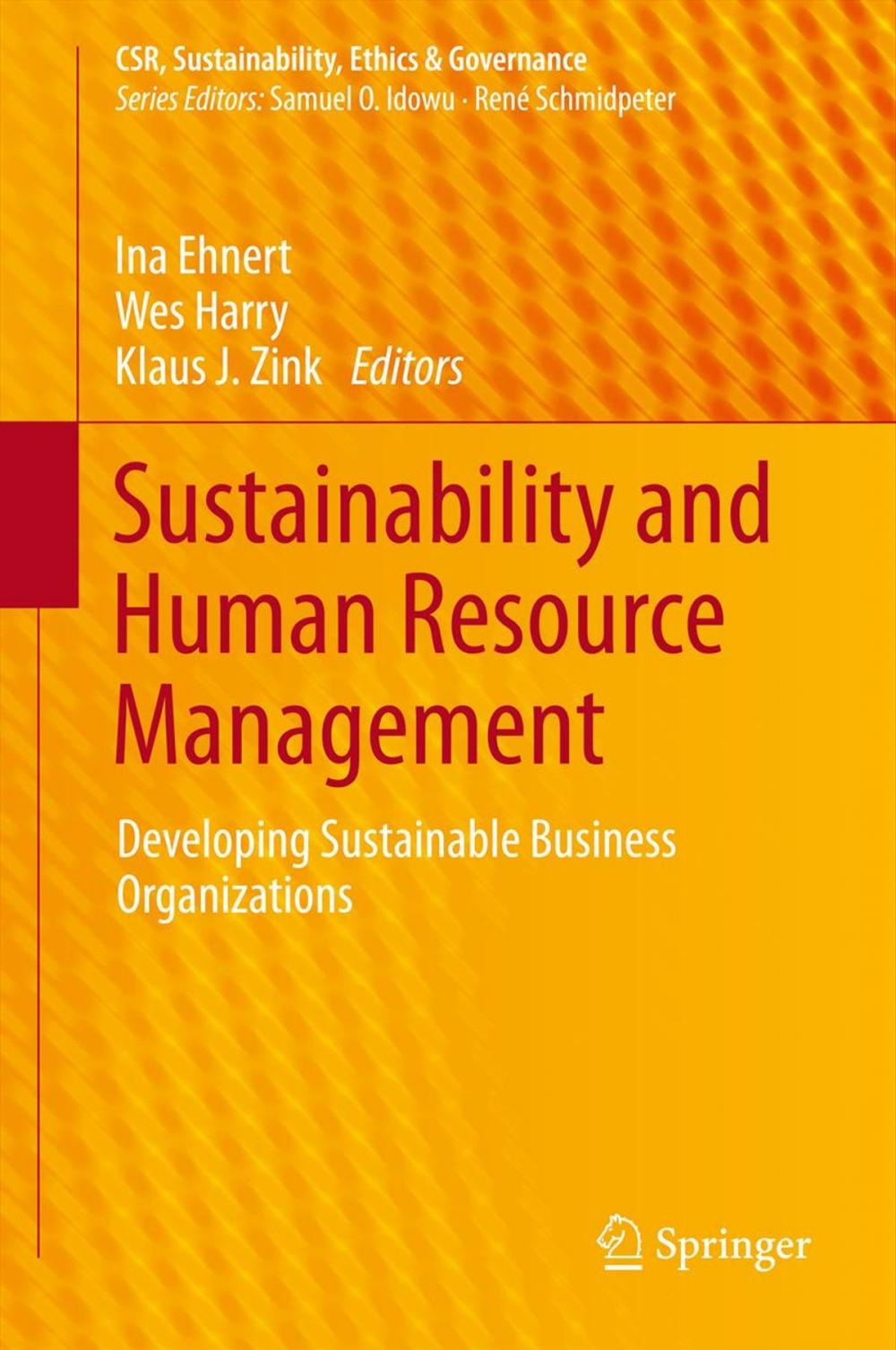 Big bigCover of Sustainability and Human Resource Management