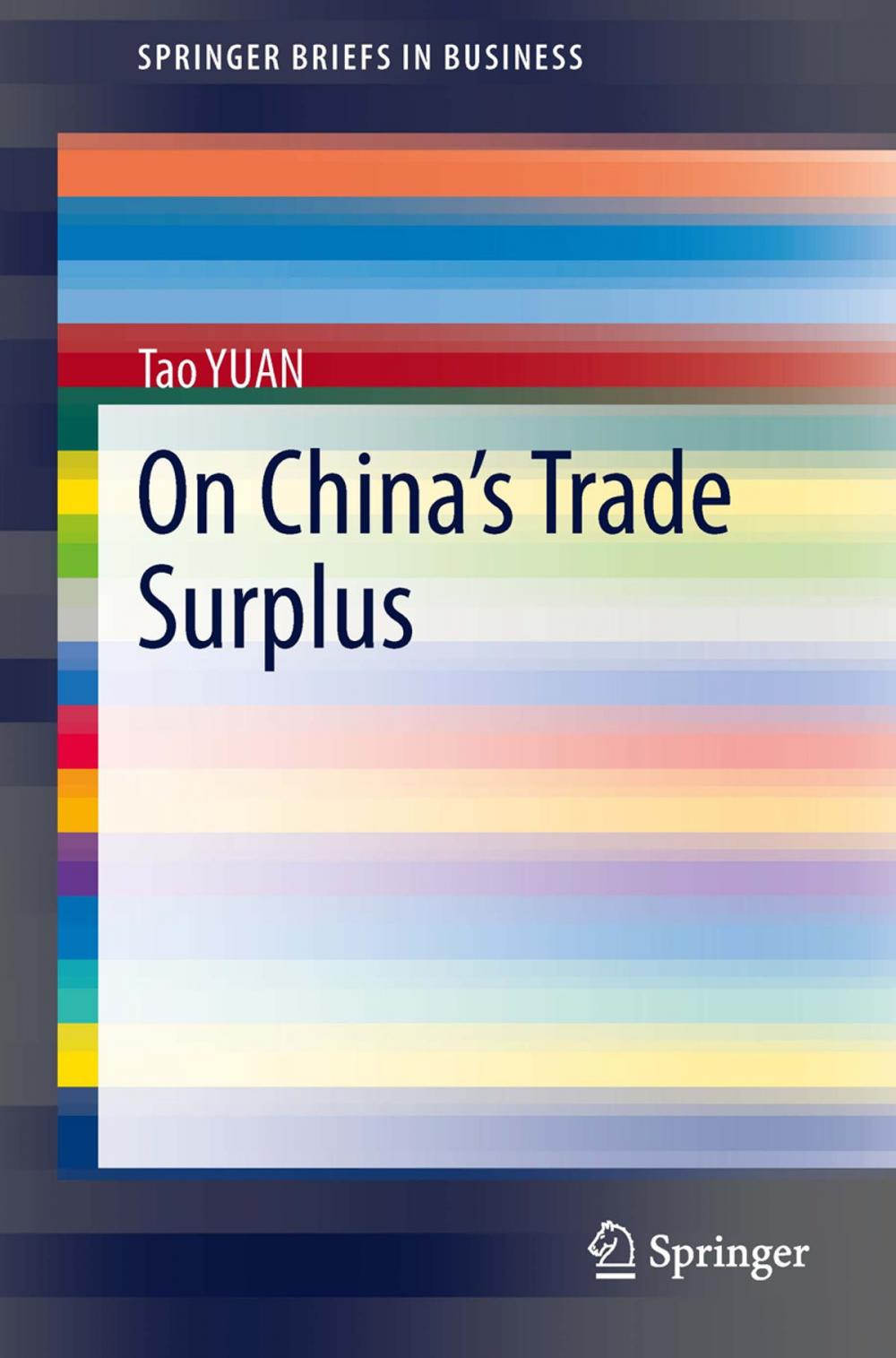 Big bigCover of On China's Trade Surplus