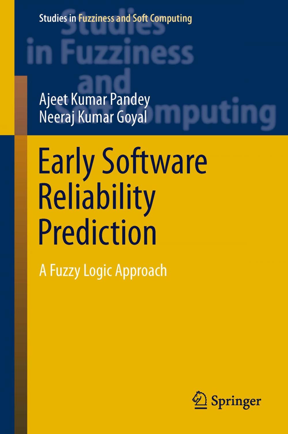 Big bigCover of Early Software Reliability Prediction