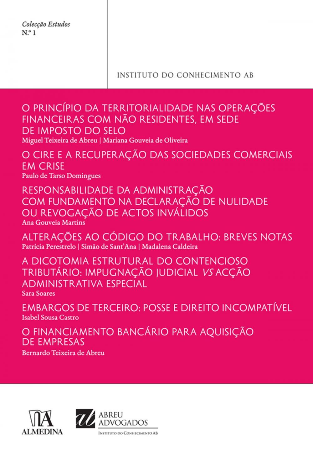 Big bigCover of Estudos do Instituto do Conhecimento AB N.º 1