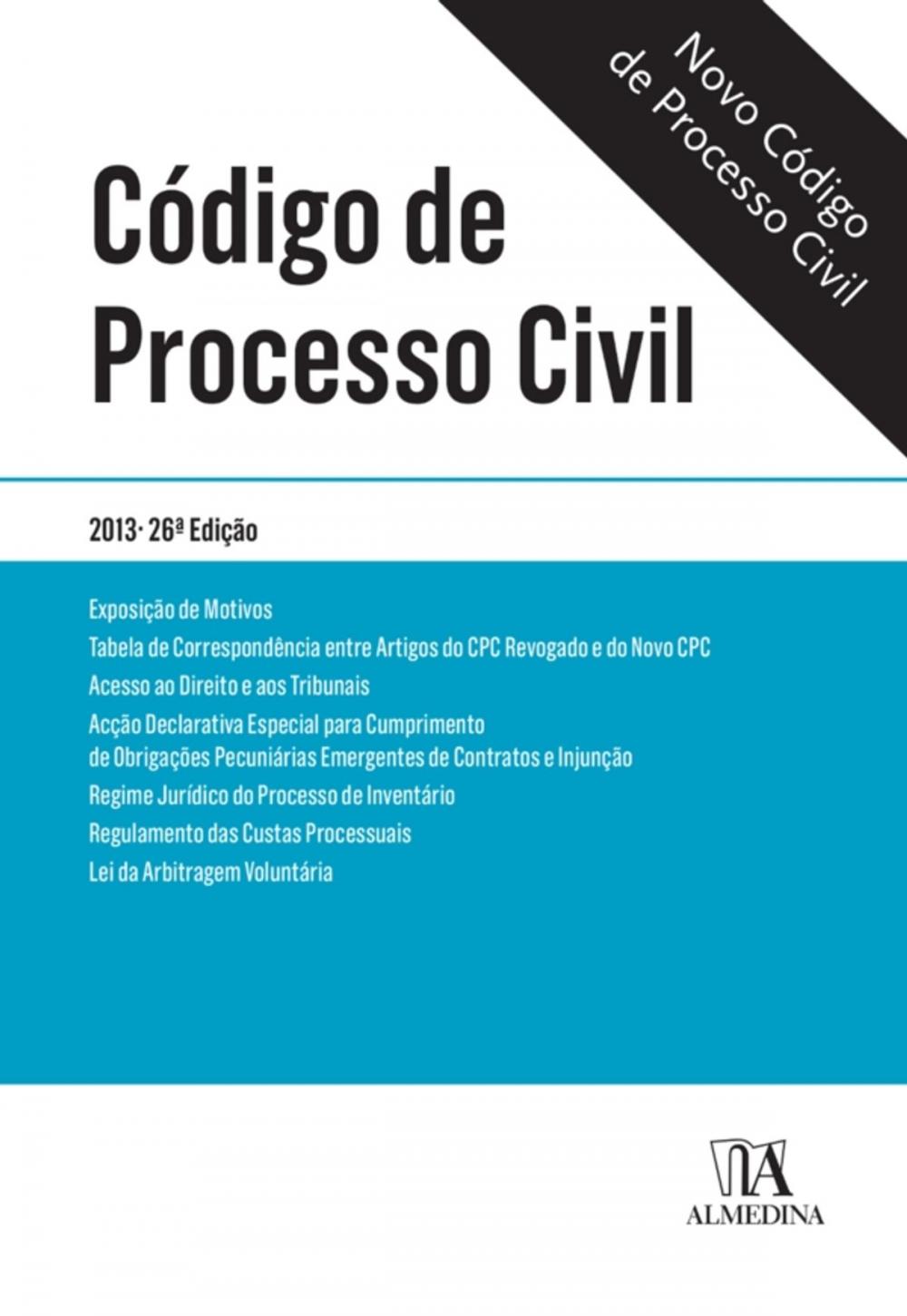 Big bigCover of Código de Processo Civil - Edição de Bolso