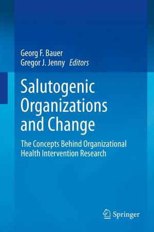 Cover of the book Salutogenic organizations and change by Rob Roggema