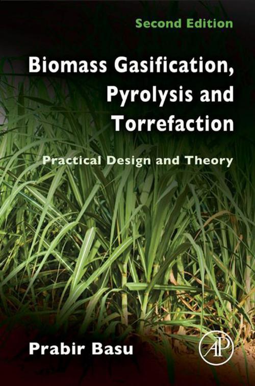 Cover of the book Biomass Gasification, Pyrolysis and Torrefaction by Prabir Basu, Elsevier Science