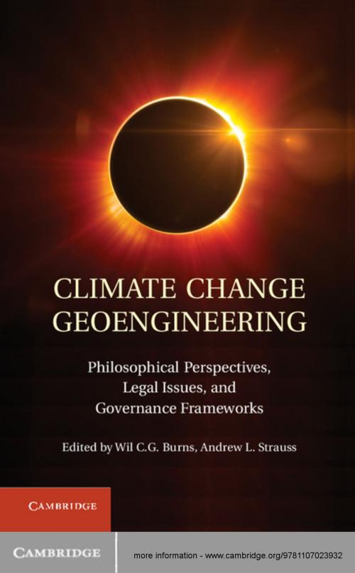 Cover of the book Climate Change Geoengineering by , Cambridge University Press