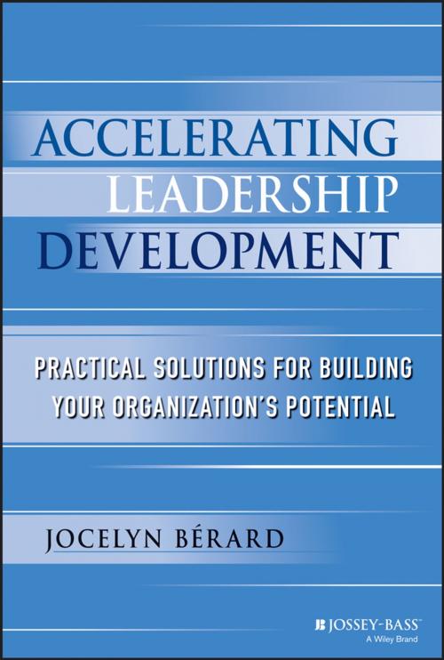 Cover of the book Accelerating Leadership Development by Jocelyn Berard, Wiley