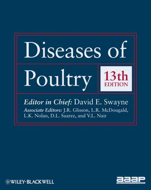 Cover of the book Diseases of Poultry by David E. Swayne, J.R. Glisson, L.R. McDougald, L.K. Nolan, D.L. Suarez, V.L. Nair, Wiley